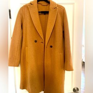 J Crew Daphne topcoat in Italian boiled wool